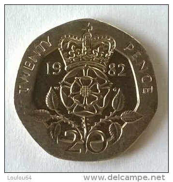 Monnaie - Grande-Bretagne - 20 Pence 1982 - - 20 Pence