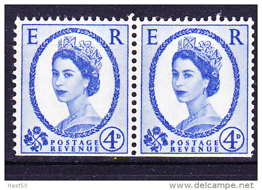 Großbritannien Great Britain Grande-Bretagne - Königin Elizabeth II. (Mi.Nr. 324xX) 1958 - Postfrisch MNH - Unused Stamps