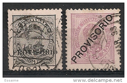 Portugal. 1892.  N° 78, 84. Oblit. - Other & Unclassified