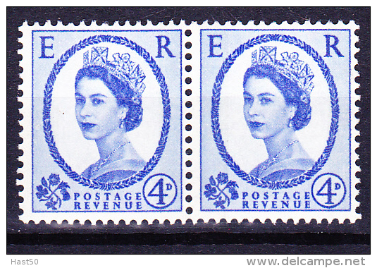 Großbritannien Great Britain Grande-Bretagne - Königin Elizabeth II. (Mi.Nr. 324yX) 1958 - Postfrisch MNH - Unused Stamps