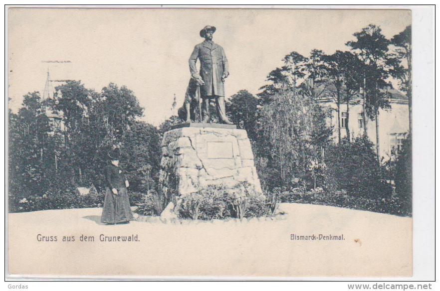 Germany - Gruss Aus Dem Grunewald - Bismark Denkmal - Grunewald