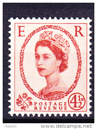 Großbritannien Great Britain Grande-Bretagne - Elizabeth II. (Mi.Nr. 325x) 1958 - Postfrisch MNH - Unused Stamps