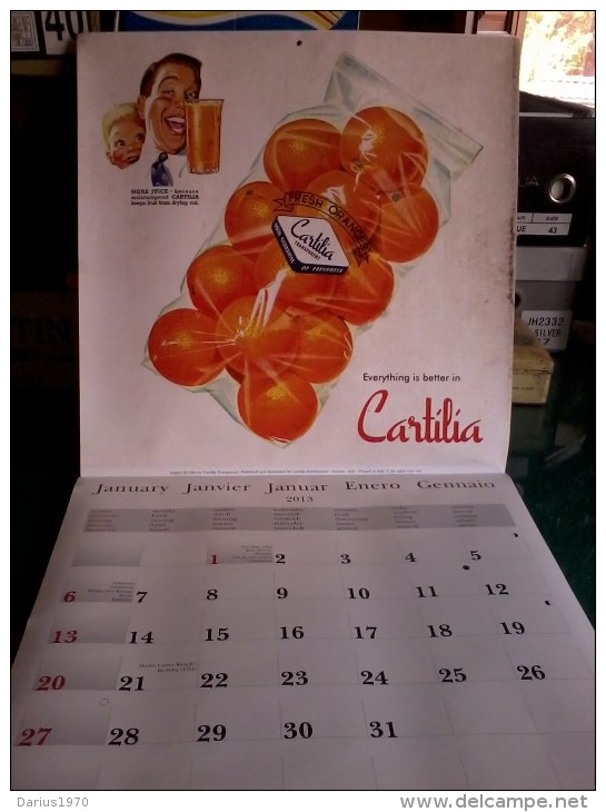 Calendario  Pubblicitario  2013 Di Angelo Di Liberto - Cm. 30x30. - Formato Grande : 2001-...