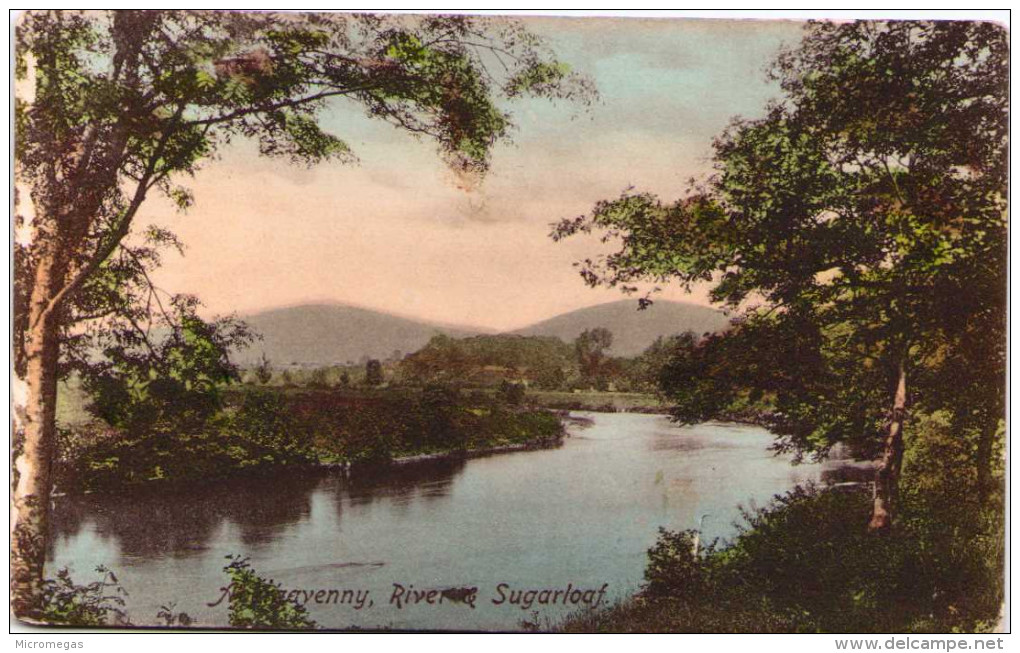 ABERGAVENNY - River & Sugarloaf - Monmouthshire