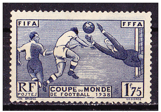 Francia 1938-Coppa Del Mondo Calcio Nuovo MLH - Neufs