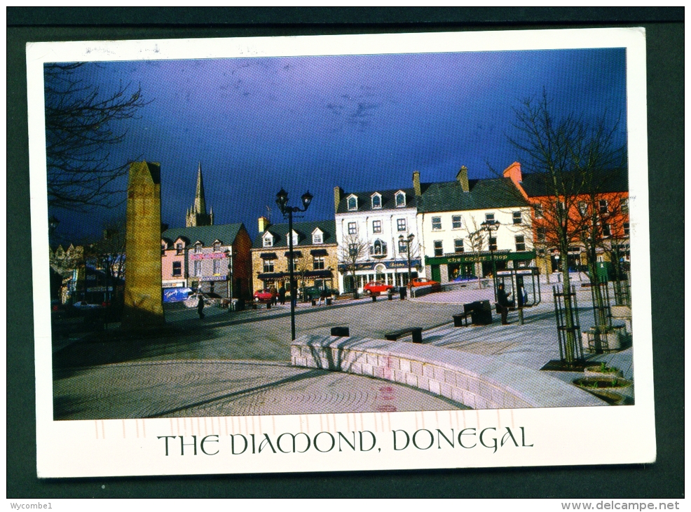 IRELAND  -  The Diamond  Used Postcard As Scans - Donegal