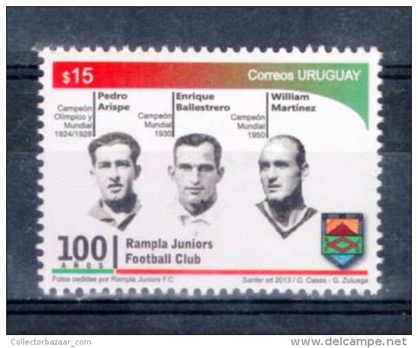 2013 URUGUAY STAMP MNH SOCCER Fussball FOOTBALL Futbol WORLD CHAMPION LEGEND RAMPLA LIGHTHOUSE - 1930 – Uruguay