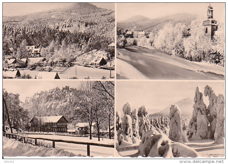 AK Jonsdorf - Zittauer Gebirge - Mehrbildkarte - Kurort Der Werktätigen - 1964  (21262) - Jonsdorf