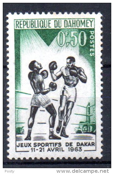 BENIN - DAHOMEY - JEUX SPORTIFS DE DAKAR 1963 - BOXE - 0f50 - 1963 - - Bénin – Dahomey (1960-...)