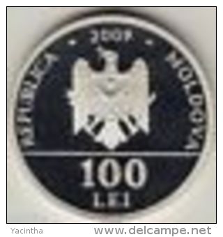 @Y@   Moldavie  100 Lei 2009  Silver Proof  Moldova - Moldavia