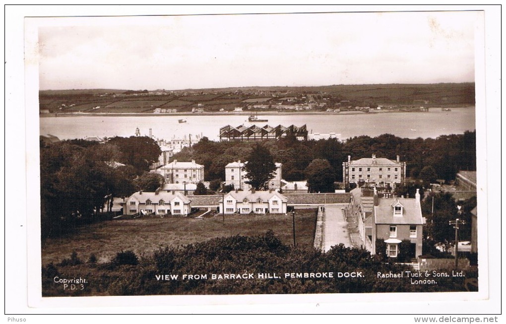 UK2498     PEMBROKE DOCK : View From Barrack Hill - Pembrokeshire