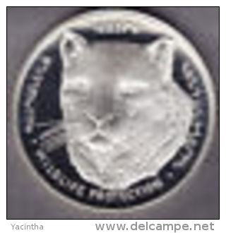@Y@   Nagorno-Karabakh Armenia 1000 Dram 2004 Silver Coin. Rare Wildlife Coin Leopard    Proof - Nagorno-Karabakh