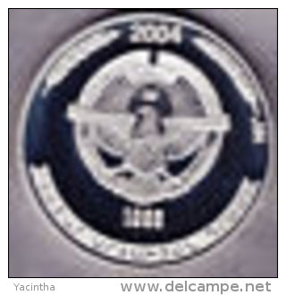 @Y@   Nagorno-Karabakh Armenia 1000 Dram 2004 Silver Coin. Rare Wildlife Coin Leopard    Proof  Lower In Price - Nagorno-Karabakh