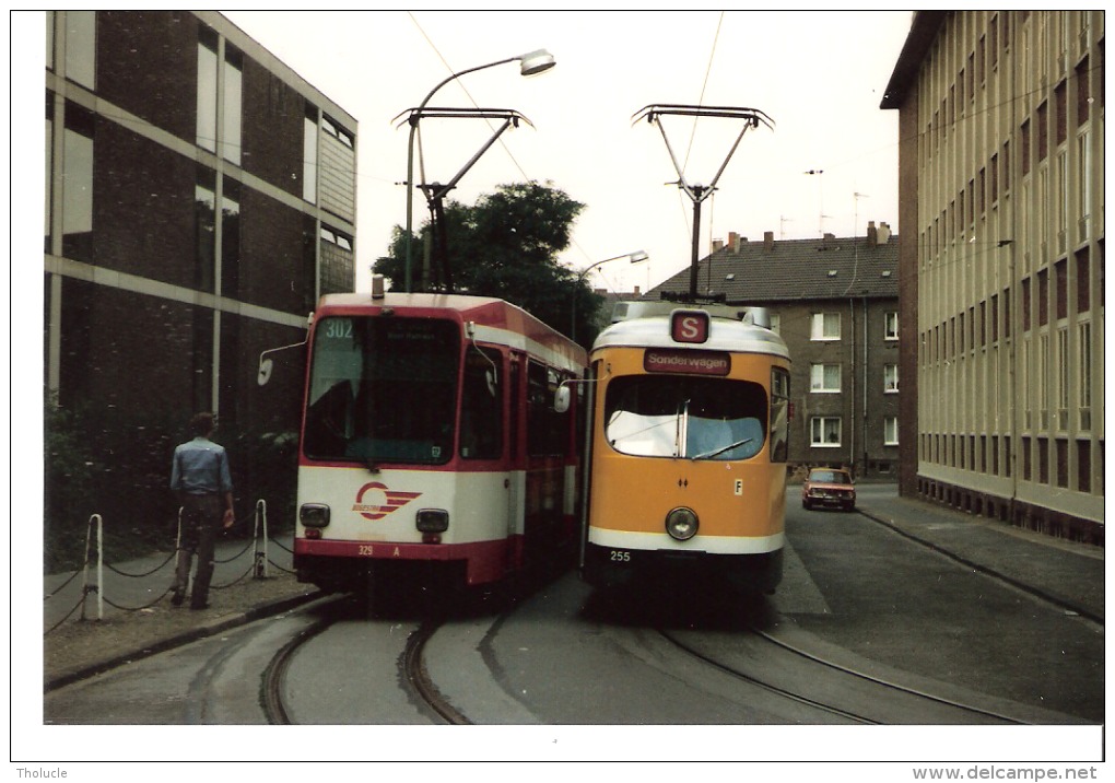 Photo-Foto Tram Strassenbahn Tramway Linie 302- Bochum-S-Mülheim-dim. 13x8,8cm - Eisenbahnen