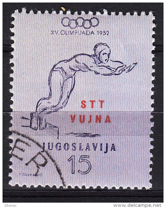 Italy Yugoslavia Trieste Zone B, Olympic Games 1952 Mi#72 Sassone#58 Used - Gebraucht