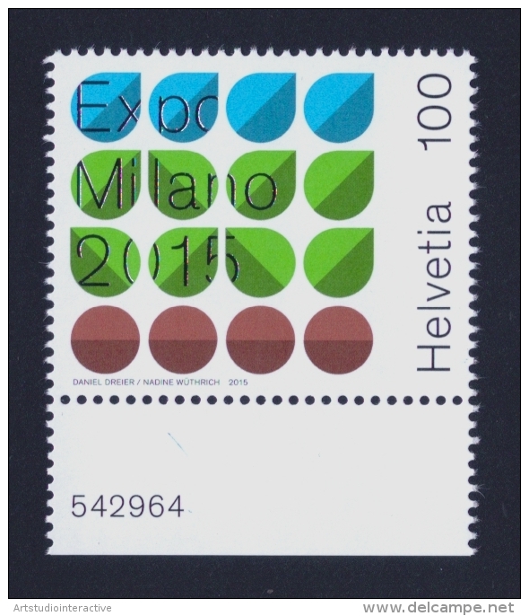 2015 SVIZZERA "EXPO 2015 MILANO" SINGOLO MNH - Unused Stamps