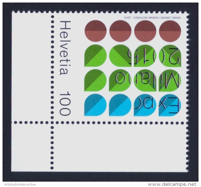 2015 SVIZZERA "EXPO 2015 MILANO" SINGOLO MNH - Unused Stamps