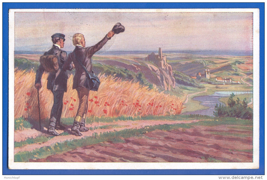 Fantaisie; Künstlerkarte; Paul Hey; Wohlauf, Die Luft Richt Frisch; Nr 30; Deutschtum Im Ausland; 1917 - Hey, Paul