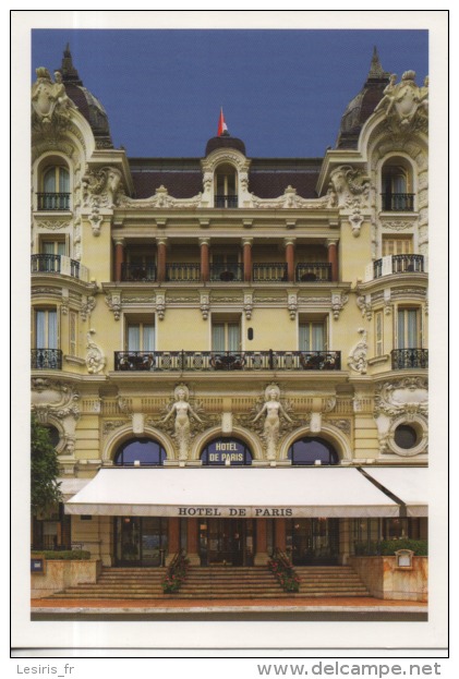 CP - PHOTO - MONTE CARLO - HOTEL DE PARIS - - Hôtels