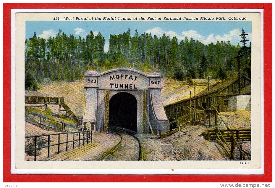 Amerique - ETATS UNIS -  COLORADO --  West Portal Of The Moffat Tunnel .... - Autres & Non Classés