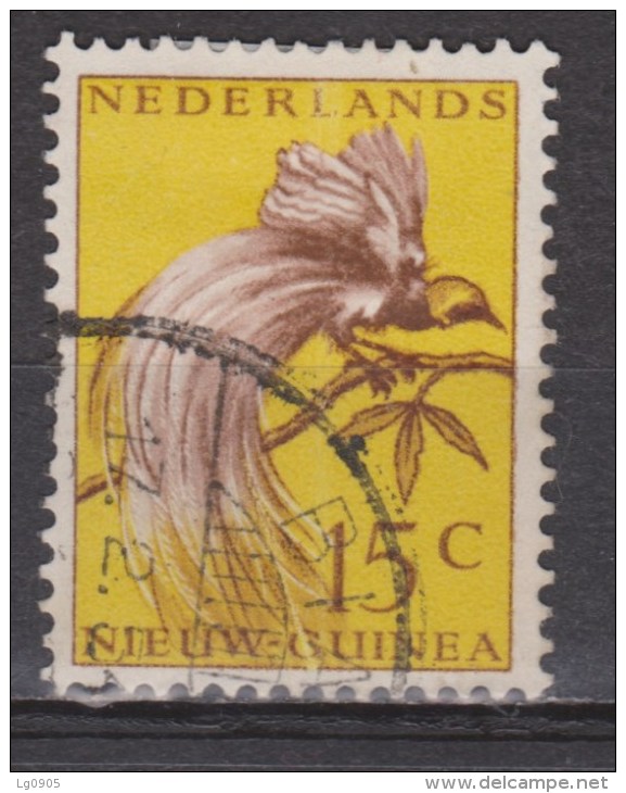 Nederlands Nieuw Guinea 28 Used ; Paradise Bird 1954 ; NOW ALL STAMPS OF NETHERLANDS NEW GUINEA - Nederlands Nieuw-Guinea