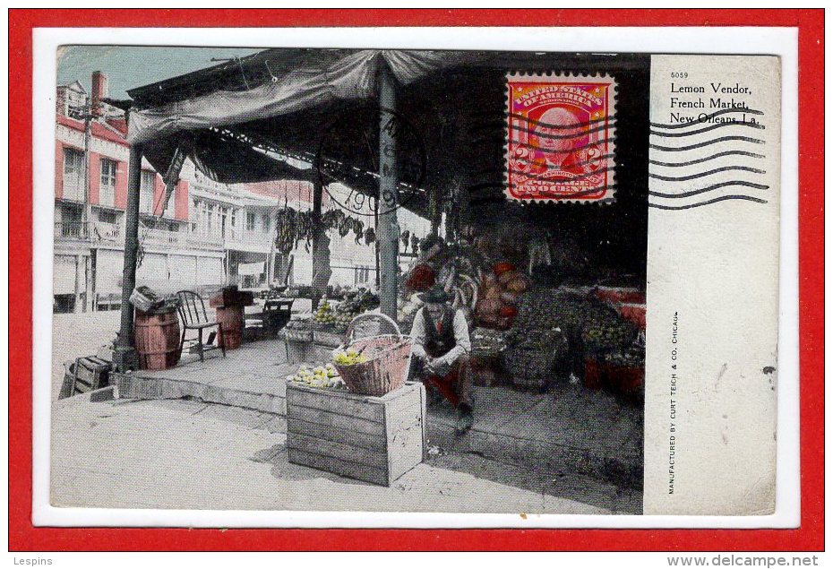 Amerique - ETATS UNIS  -- NEW YORK -- Lemon Vendor - French Market - Other & Unclassified