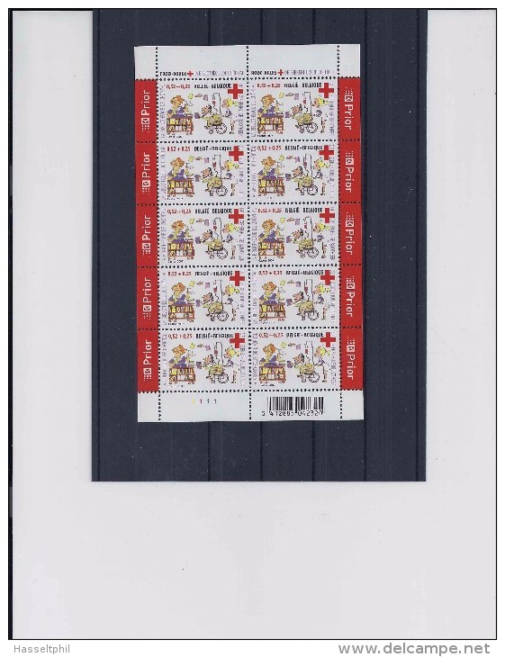 Belgie - Belgique 3621 Velletje Van 10 Postfris - Feuillet De 10 Timbres Neufs  -  Rode Kruis - Non Classés