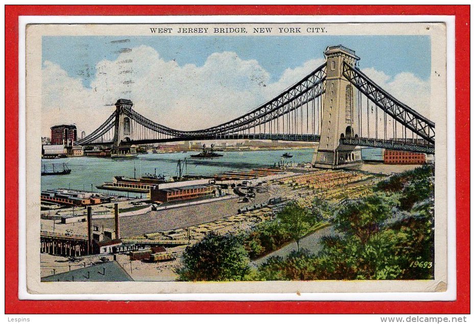 Amerique - ETATS UNIS - NEW YORK -- City - West Jersey Bridge - Sonstige & Ohne Zuordnung