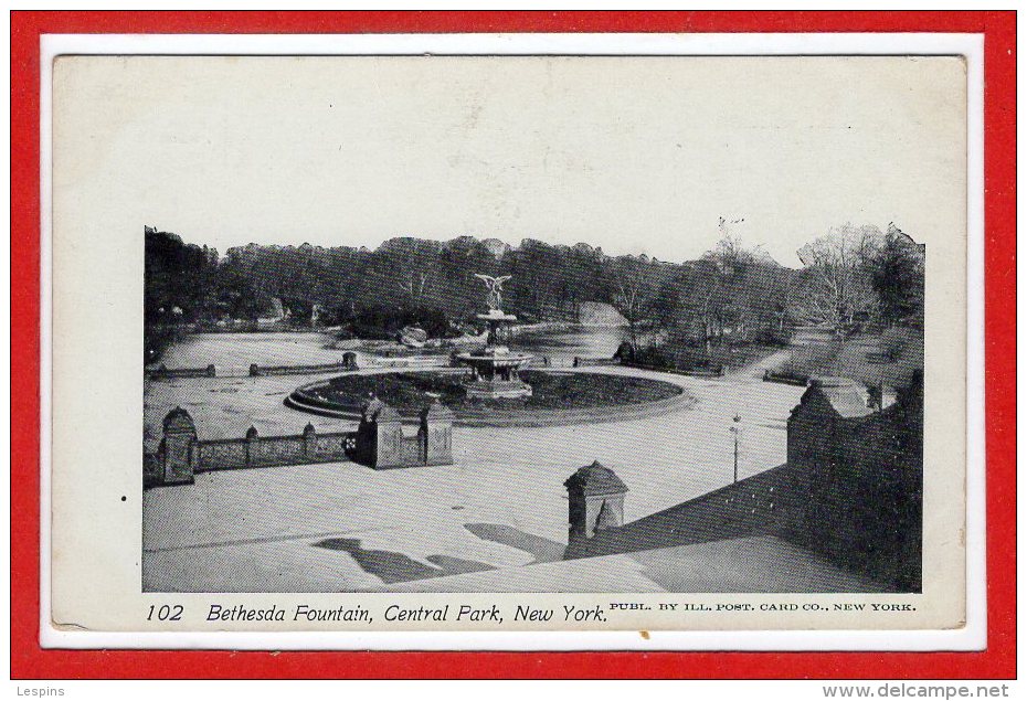 Amerique - ETATS UNIS - NEW YORK -- Bethesda Fountain  , Central Park - Andere & Zonder Classificatie