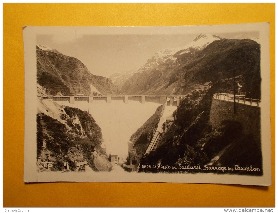 Carte Postale - Route Du Lautaret - Barrage Du Chambon (91/30A) - Other & Unclassified