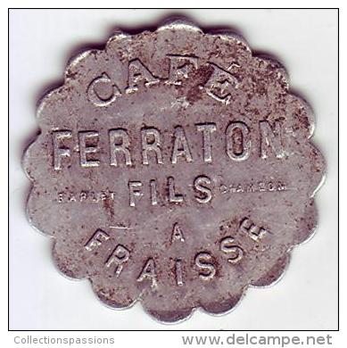 Monnaie De Nécessité - LOIRE 42 - Fraisse. Café FERRATON Fils. 12 1/2 C - - Monetari / Di Necessità