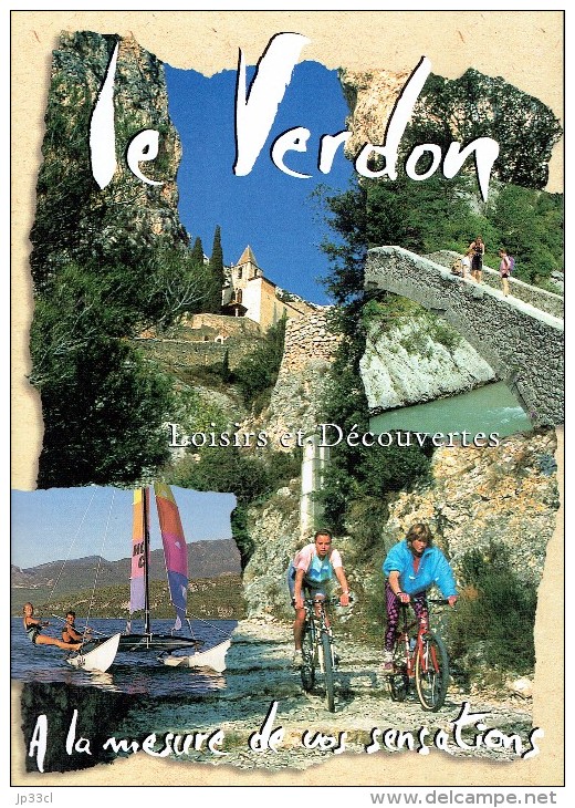 Dossier Touristique Sur Le Parc Naturel Des Gorges Du Verdon (vers 1999/2000) - Tourism Brochures