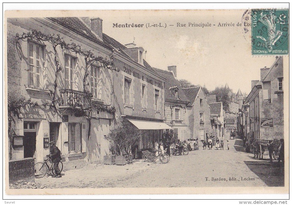 MONTRESOR. - Rue Principale. Belle Carte - Montrésor