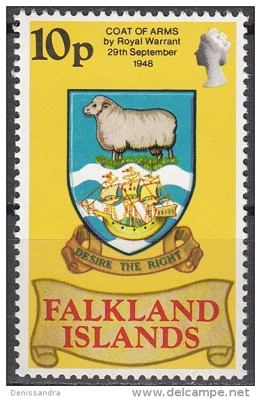 Falkland Islands 1975 Michel 238 Neuf ** Cote (2005) 2.60 Euro 50 Ans Armoiries - Falkland