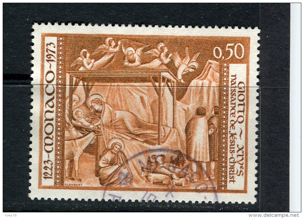 MONACO - Y&T N° 936° - Naissance De Jésus-Christ Par Giotto - Usados