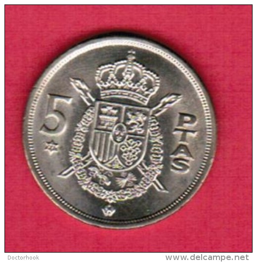 SPAIN  5 PESETAS 1975 (77) (KM # 807) - 5 Pesetas