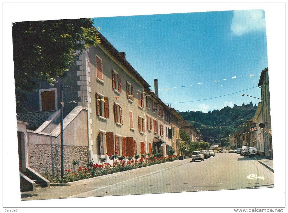 CPM - VIRIEU-sur-BOURBRE (38) La Maison De Repos. Au Fond Le Château - Virieu