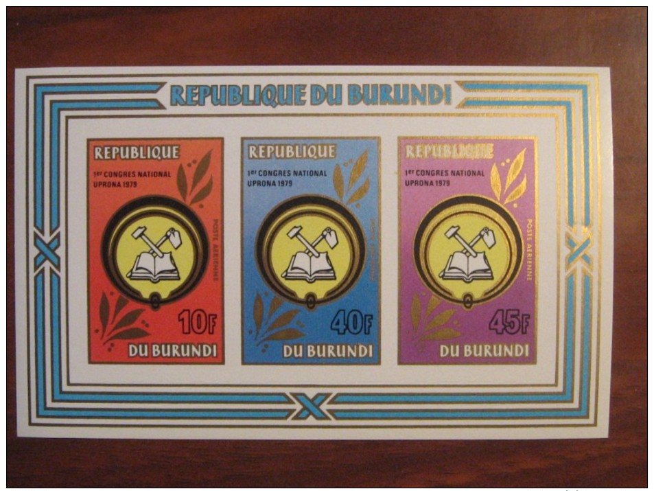 Burundi 1981  MNH  BL 116 Imperf - Unused Stamps