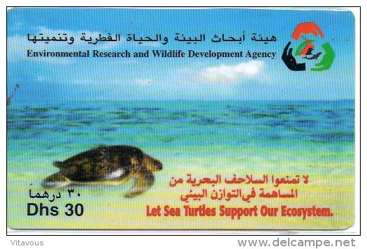 Tortue Tortoise Turtle Télécarte Arabie Saoudite  Phonecard  J181 - Arabie Saoudite