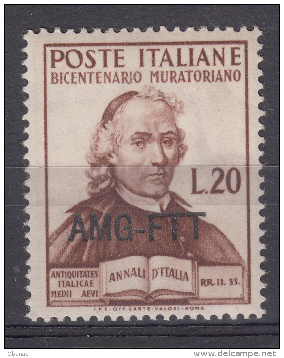 Italy Trieste Zone A AMG-FTT 1950 Sassone#78 Mint Never Hinged - Ungebraucht