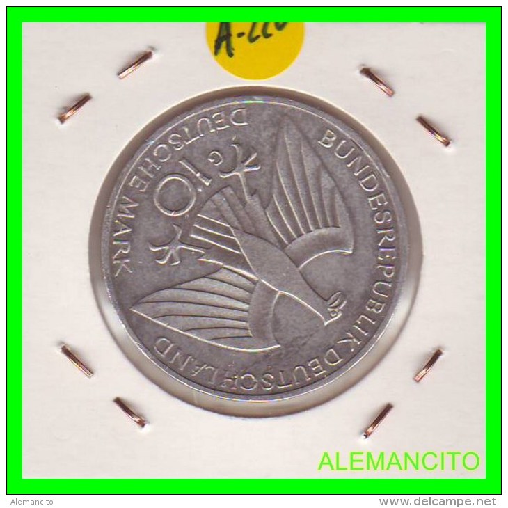 ALEMANIA   MONEDA  PLATA S/C 10DM MUNICH 1972 - Conmemorativas