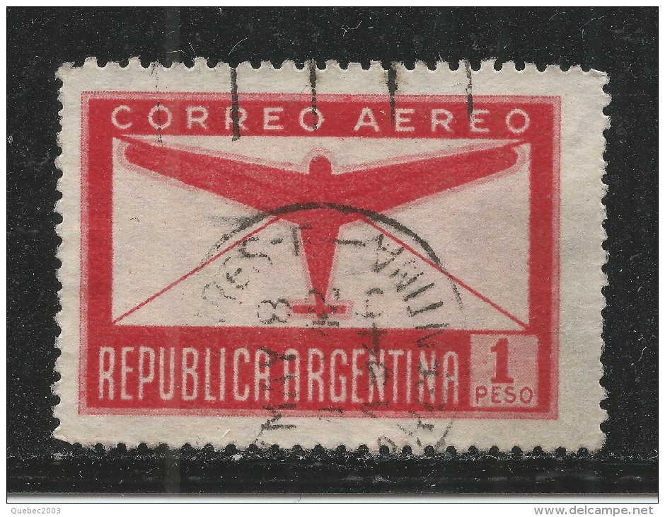 Argentina 1951. Scott #C61 (U) Plane And Letter *Complete Issue* - Poste Aérienne