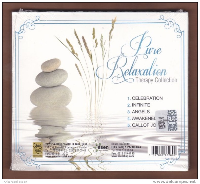 AC - PURE RELAXATION THERAPY COLLECTION  -  BRAND NEW MUSIC CD - World Music