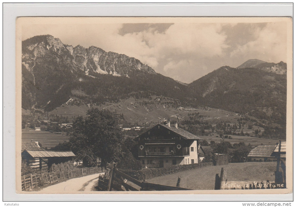 MOJSTRANA , Slovenia , Old Postcard, Travelled 1928. , FOTOGRAF PAVLIN JESENICE - Slowenien