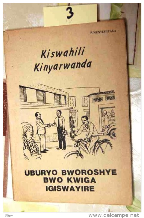 B01-3-kiswahili, Kinyarwanda, Uburyo Bworoshye Bwo Kwiga Igiswayire – P. Munyeshyaka, Rwanda, 1883, - Rwanda