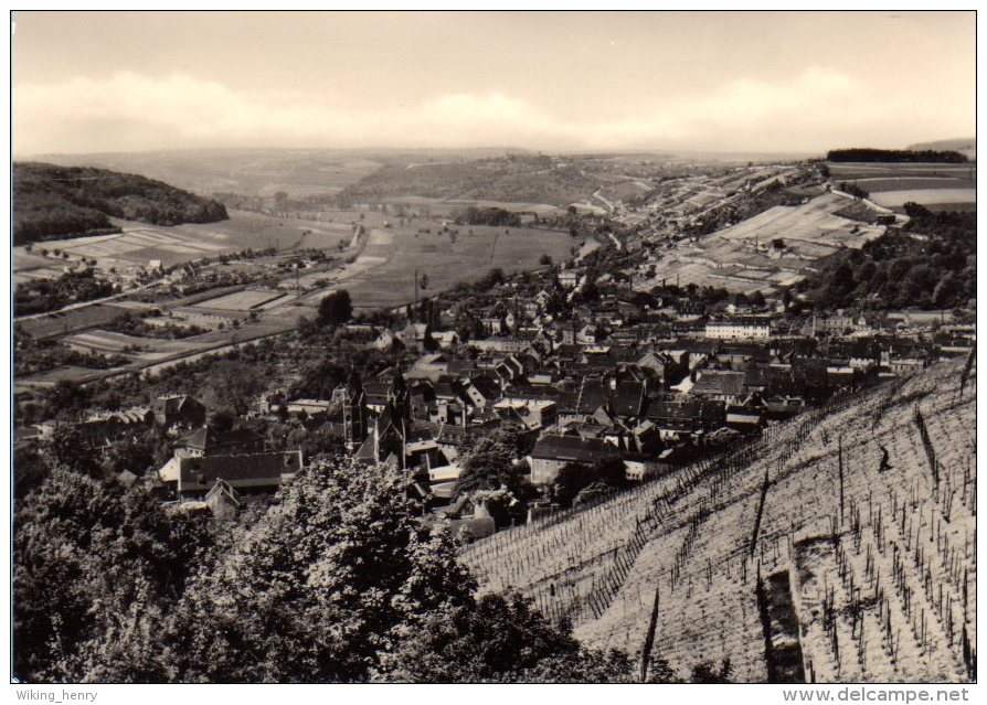 Freyburg A D Unstrut - S/w Blick Vom Hotel Edelacker - Freyburg A. D. Unstrut