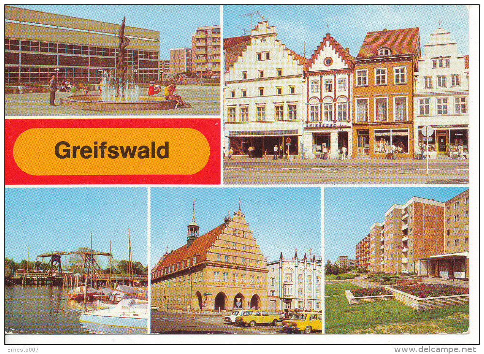 PK-CP Deutschland - "DDR", Greifswald, Gebraucht, Siehe Bilder!*) - Greifswald