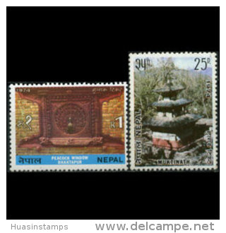 NEPAL 1974 - Scott# 294-5 Tourism Set Of 2 MNH - Nepal