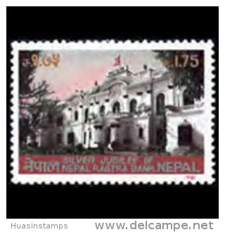 NEPAL 1981 - Scott# 391 Rastra Bank Set Of 1 MNH - Nepal