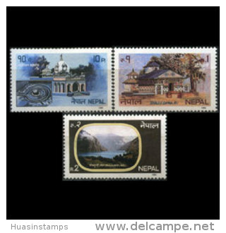 NEPAL 1985 - Scott# 437-9 Tourism Set Of 3 MNH - Nepal